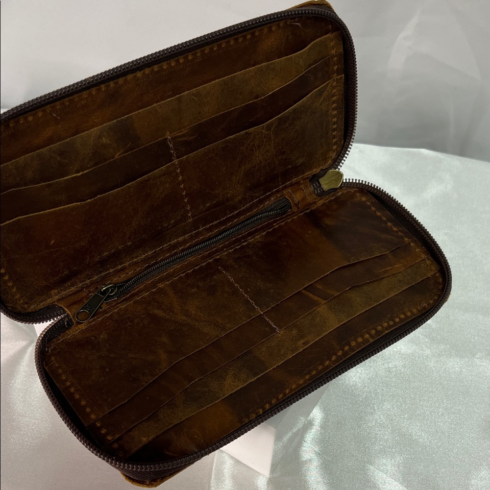 Brown Leather Men's Wallet
